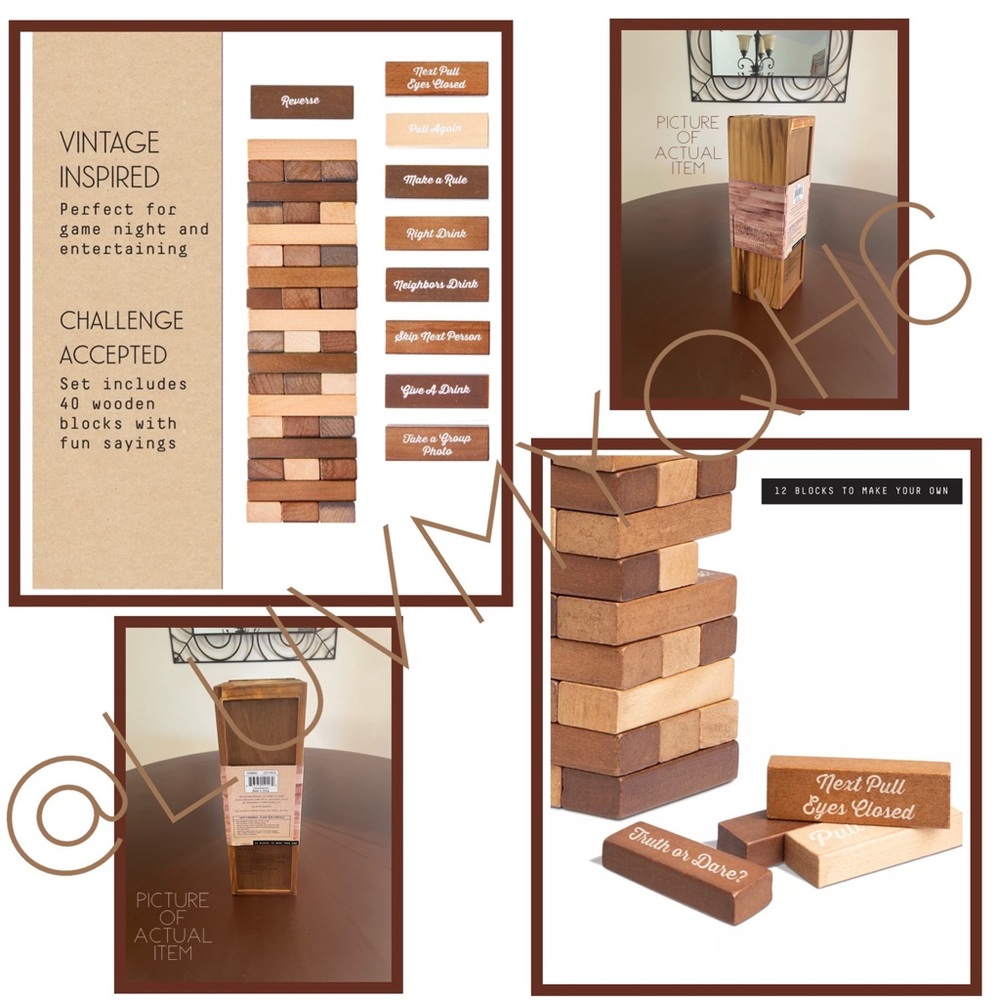 Studio Mercantile Block Stacking Game Set - Picture 2 of 2